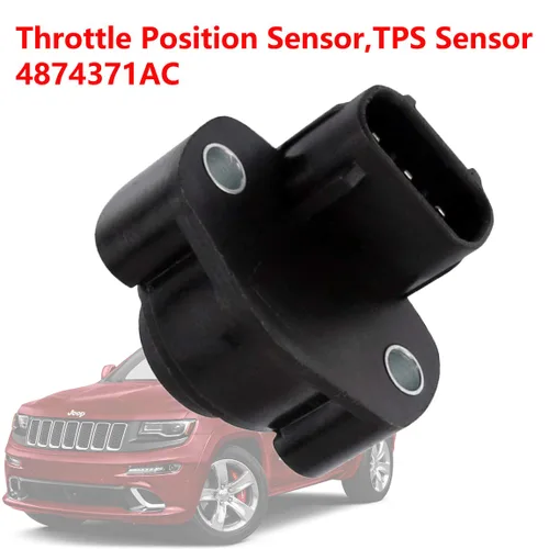 Vista 4 de 4874371AC Sensor de posición del acelerador, sensor TPS compatible con Jeep Cherokee Wrangler 2.5L 4.0L Grand Cherokee 4.0L Dodge Dakota 2.5L Viper