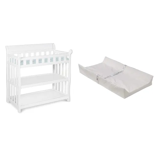 Vista 8 de Delta Children Eclipse - Cambiador con almohadilla, color Espresso Cherry
