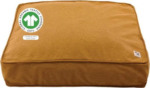 Vista 50 de Molly Mutt Pequeña Funda para Cama de Perro, Amarillo por la Mañana, Verde Oliva y Azul Claro