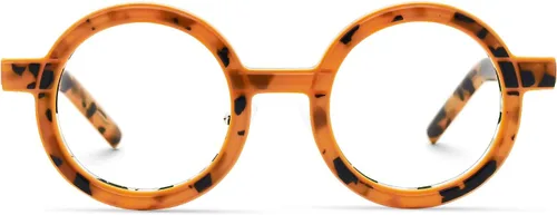 Vista 10 de VOOGLAM Gafas de bloqueo de luz azul de marco redondo, gafas negras de moda para mujer, antifatiga ocular y UV