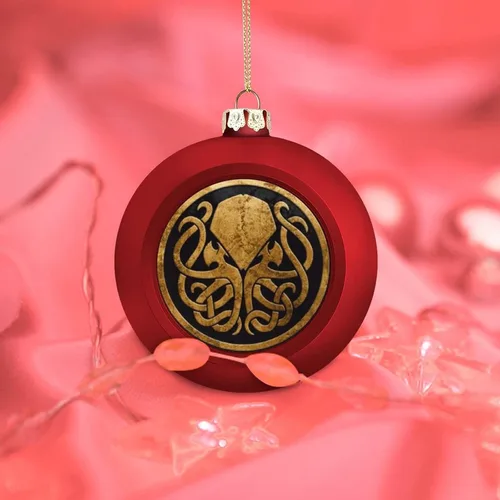 Vista 7 de Cthulhu - Bolas de Navidad inastillables para decoración colgante de árbol de Navidad