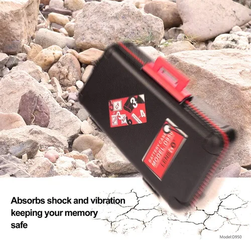 Vista 5 de LENSGO Estuche para tarjeta de memoria de batería de cámara, protector duro para tarjeta de memoria, resistente al agua, antigolpes, caja