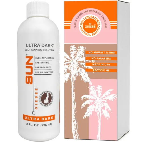 Vista 18 de Sun Laboratories By Giesee Ultra Dark Spray Tan Solution 1 galón – Kit de botella autobronceadora con loción bronceadora, bronceador facial y loción
