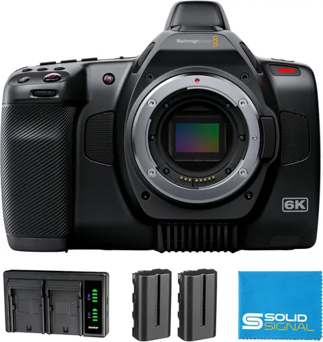 Vista 10 de Blackmagic Design Paquete de energía de cámara de cine de bolsillo 4K (CINECAMPOCHDMFT4K): incluye dos (2) baterías LP-E6 adicionales, cargador