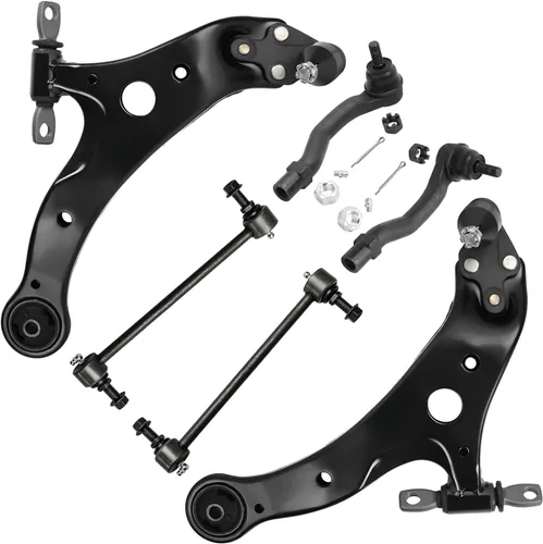 Vista 237 de Detroit Axle - Kit de extremo delantero RWD para Chrysler 300 Dodge Charge Challenger 2011-2019, 2 brazos de control inferiores traseros 2 rótulas