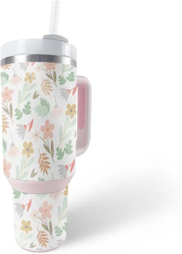 Vista 34 de MightySkins - Vaso con purpurina brillante compatible con Stanley The Quencher H2.0 FlowState de 40 onzas, mármol magma, acabado protector