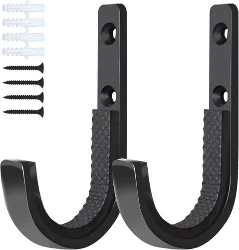 Poskad Soporte de pared para pistola, ganchos horizontales para rifle para cualquier rifles, escopetas y arco de tiro con arco, acero resistente