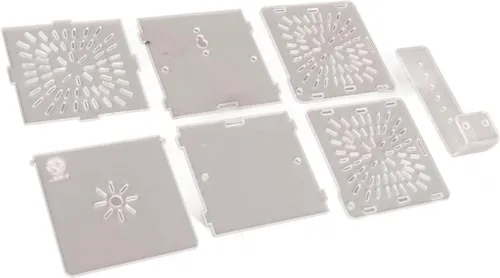 Vista 3 de Caja de aislamiento de cría de peces, caja de aislamiento de acuario de acuario de aclimatación de peces acrílicos sólidos para peces bebés