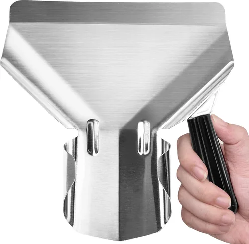 Vista 8 de Bonsicoky Cucharón de policarbonato para papas fritas y palomitas, herramienta de llenado rápido para bolsas y cajas de alimentos, cuchara multiusos