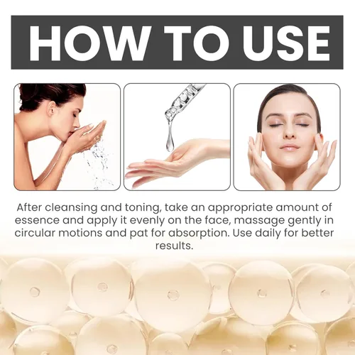 Vista 6 de Suero de relleno rápido de escualano y péptido de cobre, esencia de concentración rápida de esencia de péptido de cobre de escualeno, rellena