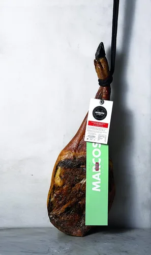 MARCOS SALAMANCA Cerdo Ibérico Criado en Pastura | Hueso Ibérico de Bellota Curado en Seco/Paleta 75% Ibérico de Bellota | D.O Guijuelo