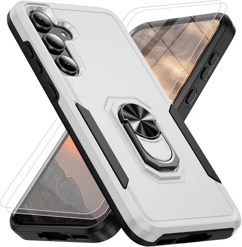 Vista 9 de Funda para teléfono Samsung Galaxy A16 5G [protección contra caídas de grado militar de 15 pies] con 2 protectores de pantalla de vidrio templado