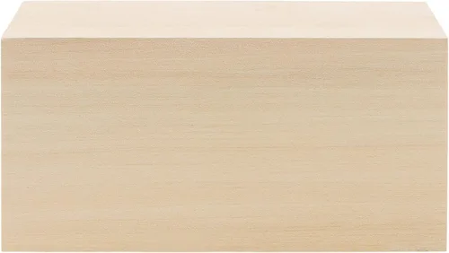Vista 3 de JOIKIT Paquete de 4 bloques de tallado de madera de tilo de 6 x 3 x 3 pulgadas, bloques de madera suave sin terminar, bloques de tala seca al horno