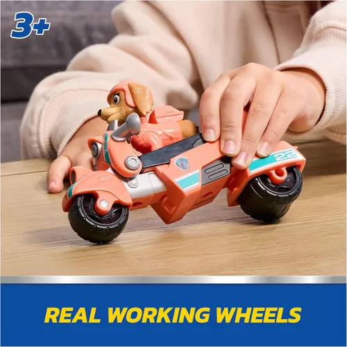 Vista 4 de Paw Patrol Liberty Rescue Motorcycle Bike Toy and Action Figure