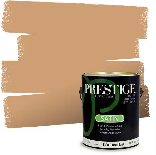 Vista 94 de PRESTIGE Pintura exterior e imprimación en uno, bronceado Aberdeen, plano, 1 galón