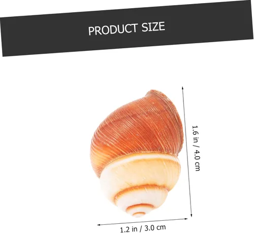 Vista 4 de Alipis 20 piezas de caracol natural para hornear caracol grueso para el hogar, cocina, restaurante y barbacoa, uso multiuso, material de cocina