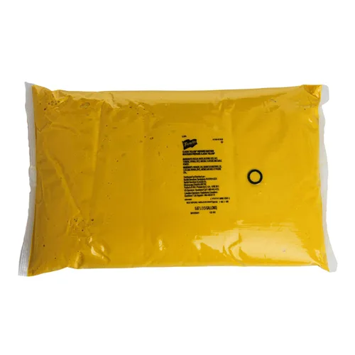 Bolsa dispensadora de mostaza amarilla clásica de French's con ajuste, 1.5 galones - Una bolsa de 1.5 galones de mostaza amarilla clásica para