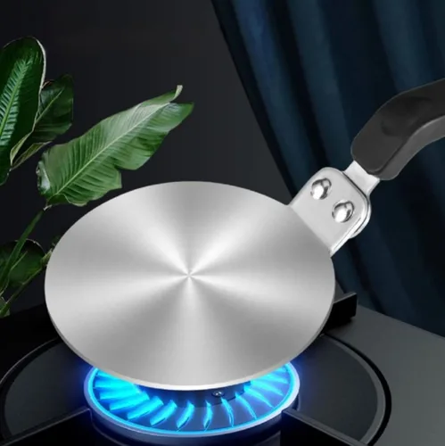 Vista 7 de Difusor de calor para estufa de gas, placa de inducción Moka Pot Aapter, adaptador de placa convertidor de inducción para utensilios de cocina, 5