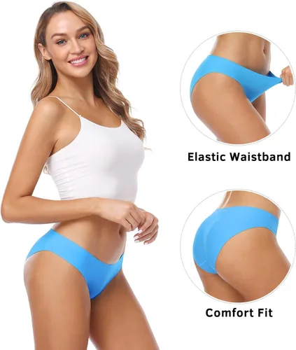 Vista 2 de Wealurre - Bragas invisibles para mujer, sin costuras, de nailon y elastano