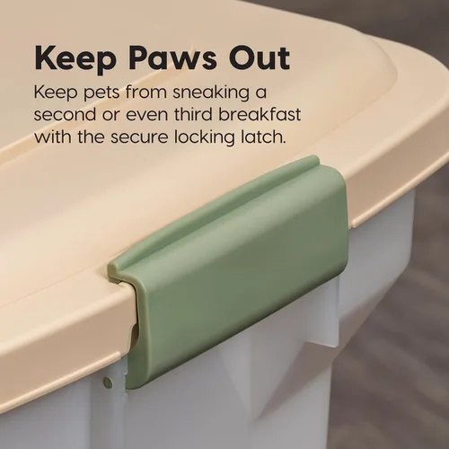 Vista 8 de Contenedor hermético para almacenamiento de alimentos Iris Premium, Bronceado, pequeño