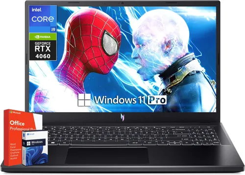 Vista 9 de Acer Nitro 5 - Portátil de Gaming, Intel Core i5-9300H, 9ª generación, NVIDIA GeForce GTX 1650, pantalla IPS Full HD de 15.6 pulgadas, RAM 8 GB