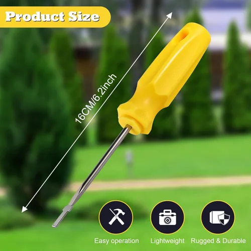 Vista 4 de Herramienta de ajuste del rotor de aspersor compatible con Rainbird 5000 Herramienta de extracción de cabezal de aspersor, destornillador de ajuste