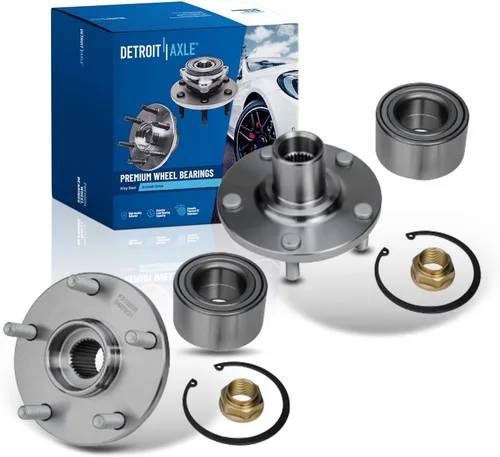 Vista 17 de Detroit Axle - Conjunto de cubos de rodamiento de rueda trasera de 2 piezas para Honda CR-V 2007-2011 [solo 4W], Acura RDX 2007-2012, Acura RDX