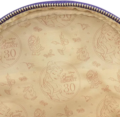 Vista 3 de Loungefly Disney Beauty and the Beast Ballroom Scene - Bolso de hombro con doble correa para mujer Multi