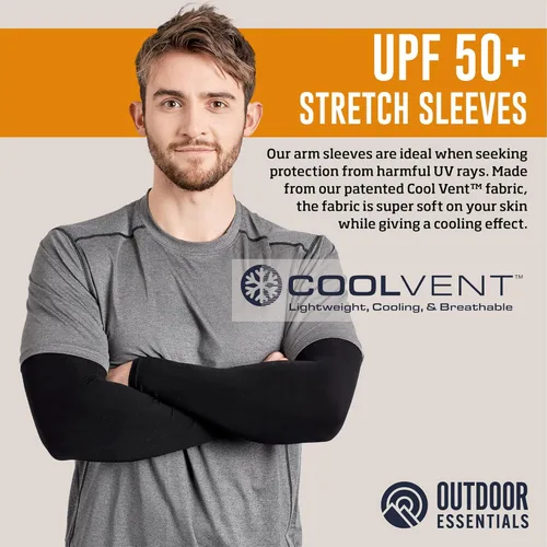 Vista 48 de Mangas de compresión de enfriamiento para hombres y mujeres, con protección solar UV UPF 50, paquete múltiple, mangas protectoras de brazos