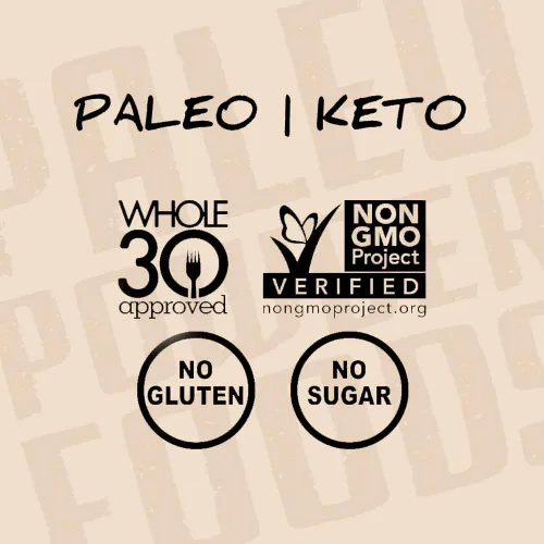 Vista 3 de Paleo Powder - Sazonadores multiusos y condimentos originales para todas las dietas, comida sin gluten con certificado Keto y Whole 30