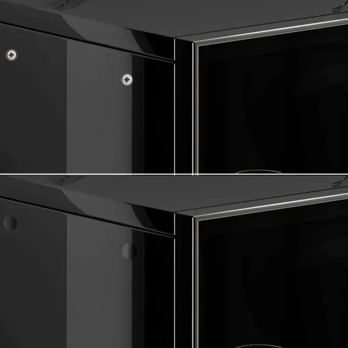 Vista 6 de Cubierta de agujero para tornillo, calcomanías de madera para gabinete, tapa adhesiva de PVC para reparación de paredes de suelos de muebles, tapa