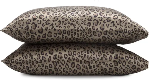 Vista 9 de Paquete de 2 fundas de almohada estándar - Fundas de almohada suaves y sedosas - Satén - Ideal para cabello y piel - Lujo - Fundas de almohada