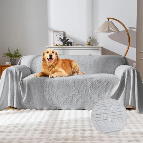 Vista 28 de Funda impermeable para silla reclinable, lavable de terciopelo de doble cara y patrón reversible, para sofá, cama, automóvil y sofá, protección