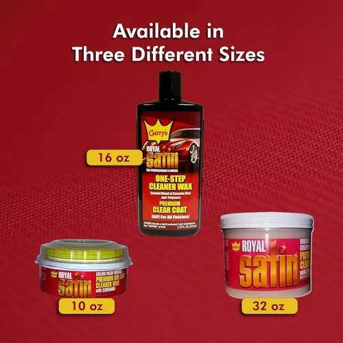 Vista 7 de Experimenta el brillo y la protección con la cera limpiadora automotriz Garry's Royal Satin One Step - Restaura el brillo, elimina la oxidación