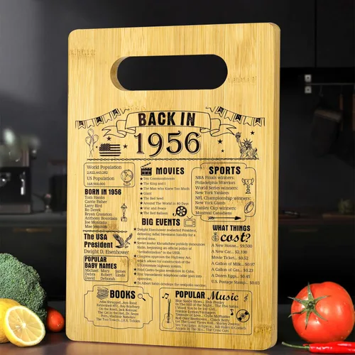 Vista 21 de Regalos de cumpleaños 90 para mujeres u hombres, tabla de cortar en 1935, decoraciones de cumpleaños de 90 años, regalos de cumpleaños