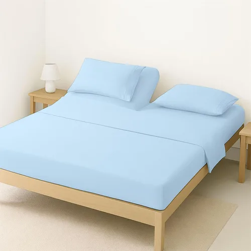 Vista 17 de ARlinen Juego de sábanas divididas tamaño Queen, 5 piezas, 100% algodón egipcio, bolsillo profundo de 16 pulgadas, ropa de cama suave de lujo