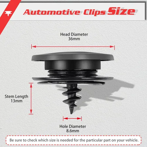 Vista 2 de OTUAYAUTO 20 clips universales para alfombras de automóvil, abrazaderas universales para alfombras automotrices
