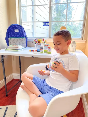 Vista 6 de Carlson - Zinc masticable para niños, 5 mg, apoyo inmunológico, poder antioxidante, sabor natural de bayas mixtas, 42 tabletas