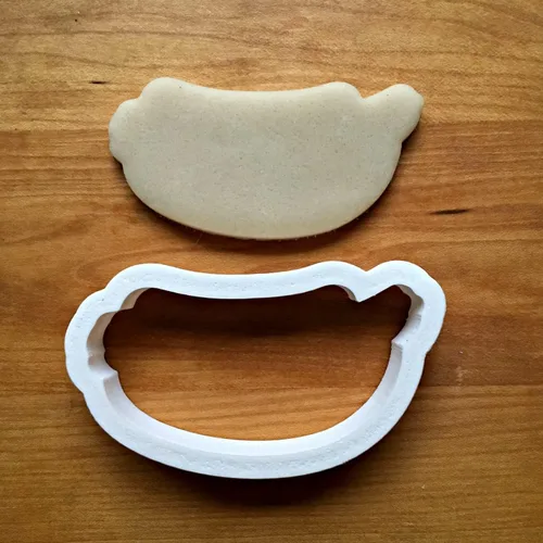 Vista 3 de Inc Hotdog (outline) Cookie Cutter - Dishwasher Safe (2")