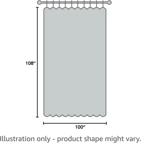 Vista 9 de WONTEX Cortina divisora de habitación, cortinas opacas de privacidad para división de dormitorio, sala de estar y oficina compartida, panel