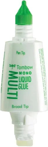 Vista 3 de Tombow Pegamento líquido mono multi (paquete de 3) – transparente, de baja viscosidad, se seca transparente