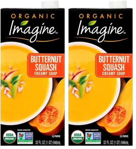 Vista 7 de Imagine Sopa Orgánica, Cremosa de Calabaza de Mantequilla, 32 Onzas