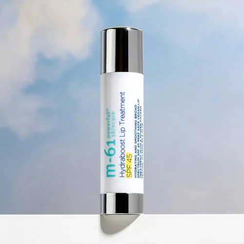 Vista 7 de m-61 Hydraboost Lip Treatment Hydrating, Smoothing, Vegan Lip Balm Formulated with Aloe, Vitamin B5 & Peptides Clear, Untinted, Bee Free