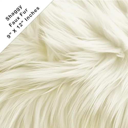 Vista 71 de FabricLA - Tela de piel sintética peluda cuadrada - 4" X 4" pulgadas precortada - Use tela de piel sintética para manualidades DIY, accesorio