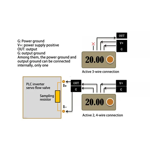 Vista 3 de Taidacent 4 dígitos 0.4 pulgadas generador de señal digital corriente 0-4-20mA generador de señal activo simular y depurar válvula PLC frecuencia