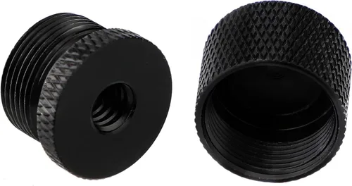 Vista 4 de SAVITA Adaptador de soporte de micrófono 1/4 macho a 5/8 hembra y 5/8 macho a 1/4 hembra adaptador de rosca de tornillo trípode adaptador