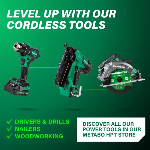 Vista 12 de Metabo HPT 36V MultiVolt™ Kit de controlador de impacto de martillo triple inalámbrico BOLT, controlador de impacto de alto torque con estuche, 2