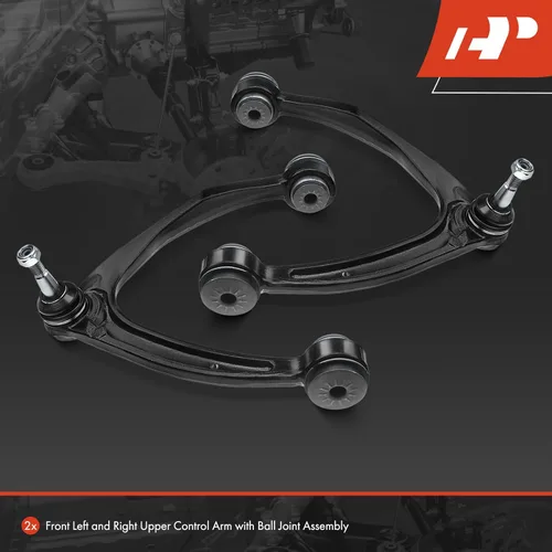 Vista 3 de A-Premium 2 brazos de control superiores delanteros, con rótula y buje, compatibles con Chevy y GMC y Cadillac - 2007-2016 - Silverado 1500 Tahoe