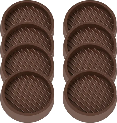 Vista 9 de Posavasos para Muebles, Copas de Ruedas de Goma de 1.5X1.5 Pulgadas, Almohadillas Antideslizantes para Muebles, Agarraderas Antideslizantes