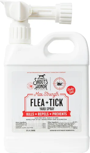 Vista 10 de SKOUT'S HONOR Champú natural para pulgas y garrapatas para perros, 16 onzas Champú para pulgas y garrapatas